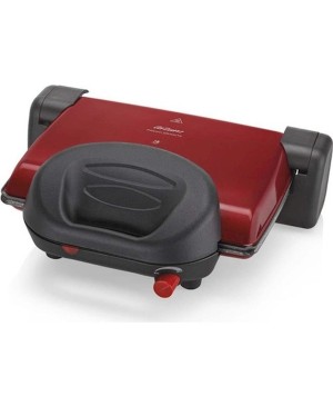 Arzum AR2012 Prego Granite Granit Plakalı Izgara ve Tost Mak Kırmızı/Gri