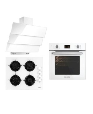 Luxell Elit Beyaz Ankastre Set (ddt) (da6-835 + Lx-40 Tahdf B66-sf3 (B66-sf2-A6-sf2) 251691 
