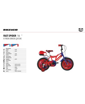 Suzico Fast Spider 16 Jant Ç.kadro