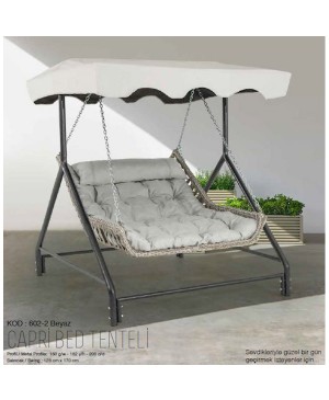 Capri Bed Tenteli 602-2 Beyaz