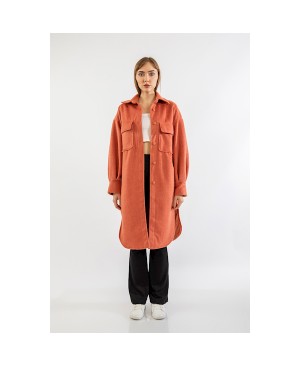 Sasha Moda 21k146-som-l-xl Ceket Somon L-xl