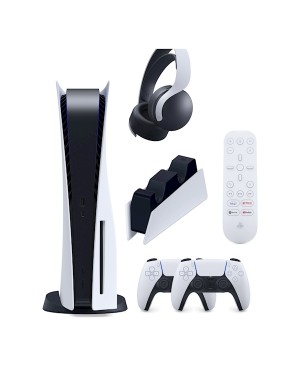 Sony Playstation 5 + 2.kol + Ps5 3d Pulse Kulaklık + Ps5 Şarj Istasyonu + Ps5 Media Kumandası