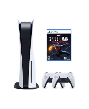 Sony Ps5 Playstation 5 Oyun Konsolu + 2. Kollu + Marvel Spider-man Miles Morales