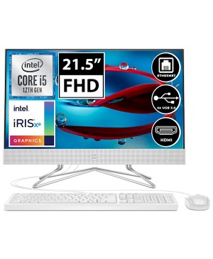 Hp 200 G4 5W7P1ES İ5-1235U 8 Gb Ram 256 Gb Ssd Iris Xe Graphics 21.5" Freedos All İn One Pc