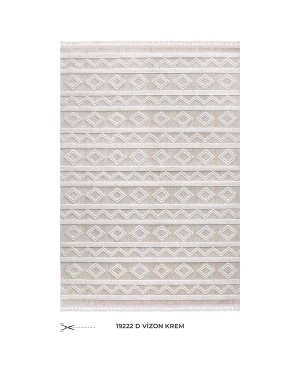 Koza Halı  Mood 19222 Vizon/Krem 120x180 Halı 2.16 m²