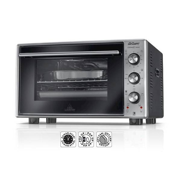 Arzum AR2002 Cookart 50 Litre Çift Camlı Fırın Arzum AR2002 Cookart 50 Litre Çift Camlı Fırın