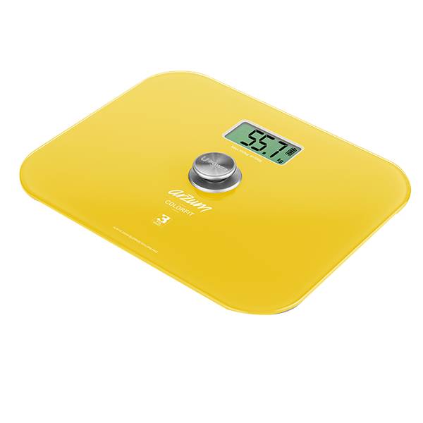 Arzum AR5034 Color Fit Sarı Cam Banyo Baskülü Arzum AR5034 Color Fit Sarı Cam Banyo Baskülü