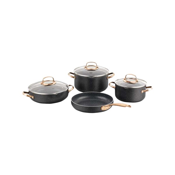 Korkmaz A1358 / A1372 Galaksi 7 Parça Tencere Seti Rosegold Korkmaz A1358 / A1372 Galaksi 7 Parça Tencere Seti Rosegold