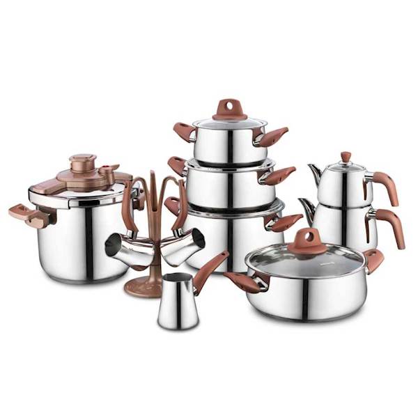 Korkmaz A1747 Rosa Vita 18 Parça Hiper Set Korkmaz A1747 Rosa Vita 18 Parça Hiper Set