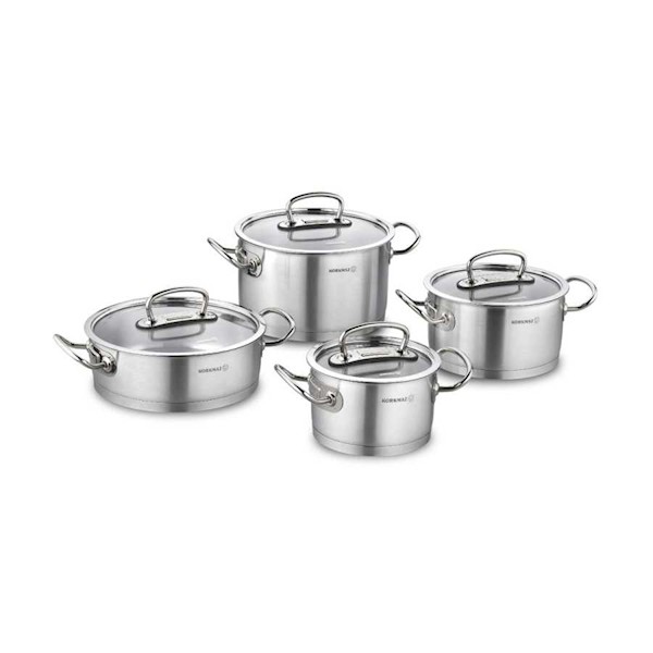 Korkmaz A1147 Proline 8 Parça Tencere Seti Inox Korkmaz A1147 Proline 8 Parça Tencere Seti Inox