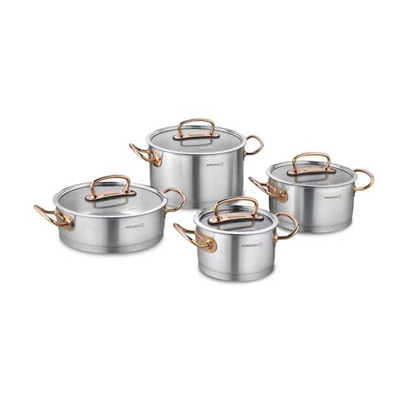 Korkmaz A1149 Proline 8 Parça Tencere Seti RoseGold Korkmaz A1149 Proline 8 Parça Tencere Seti RoseGold
