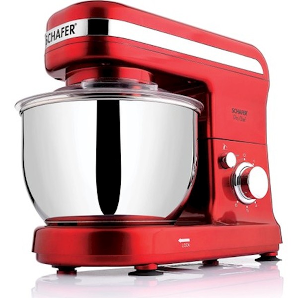 Schafer Pro Chef XL Standlı Mikser Kırmızı Schafer Pro Chef XL Standlı Mikser Kırmızı