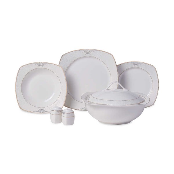 Korkmaz A8126 Mona Coll. 60 P Yemek Takımı (kare) Korkmaz A8126 Mona Coll. 60 P Yemek Takımı (kare)