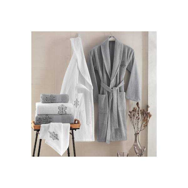 Schafer Rossi Banyo Seti-6 Prç.-gri Schafer Rossi Banyo Seti-6 Prç.-gri
