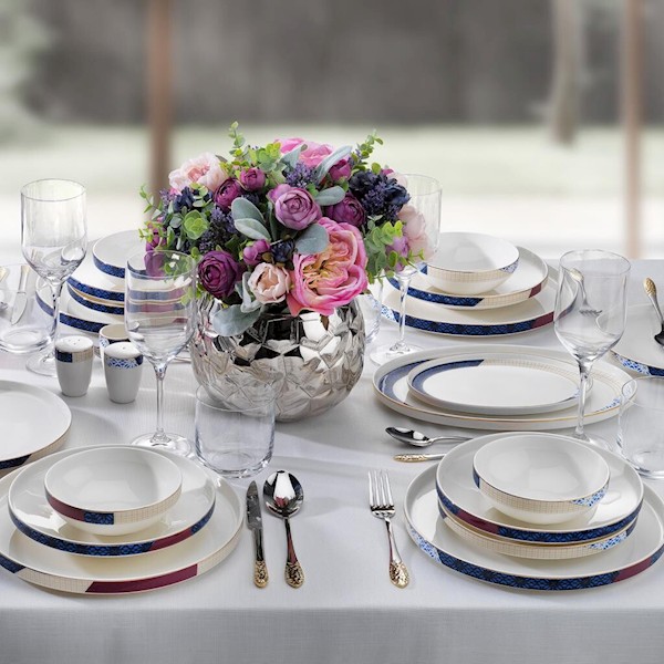Schafer Adel Motif Yemek Takımı-56 Prç.-platin02 Schafer Adel Motif Yemek Takımı-56 Prç.-platin02