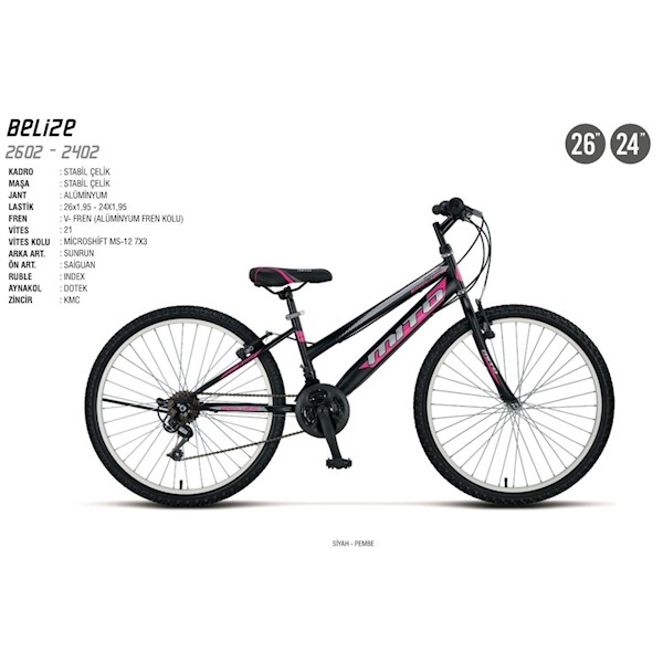 Mito Belize 26" Jant Bisiklet Mito Belize 26" Jant Bisiklet