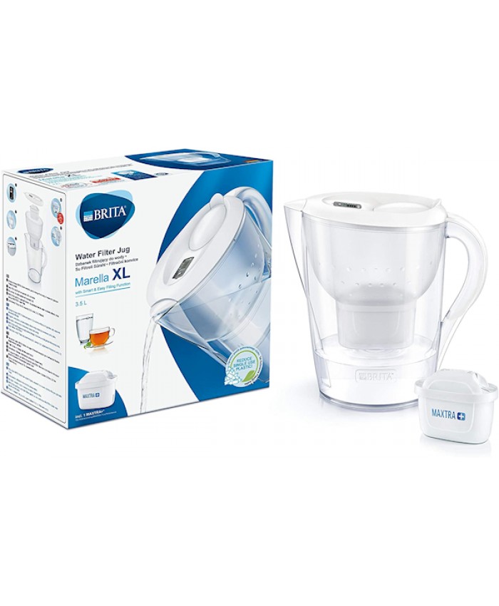 Brita Marella XL Beyaz Akıllı Sürahi 3,5 Lt.