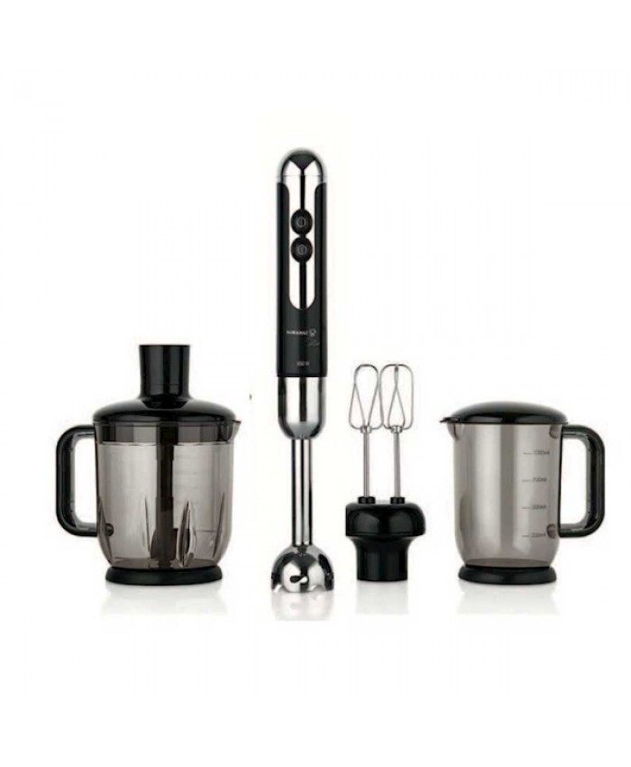 Korkmaz A447-12 Mia Mega Blender Set Siyah/krom