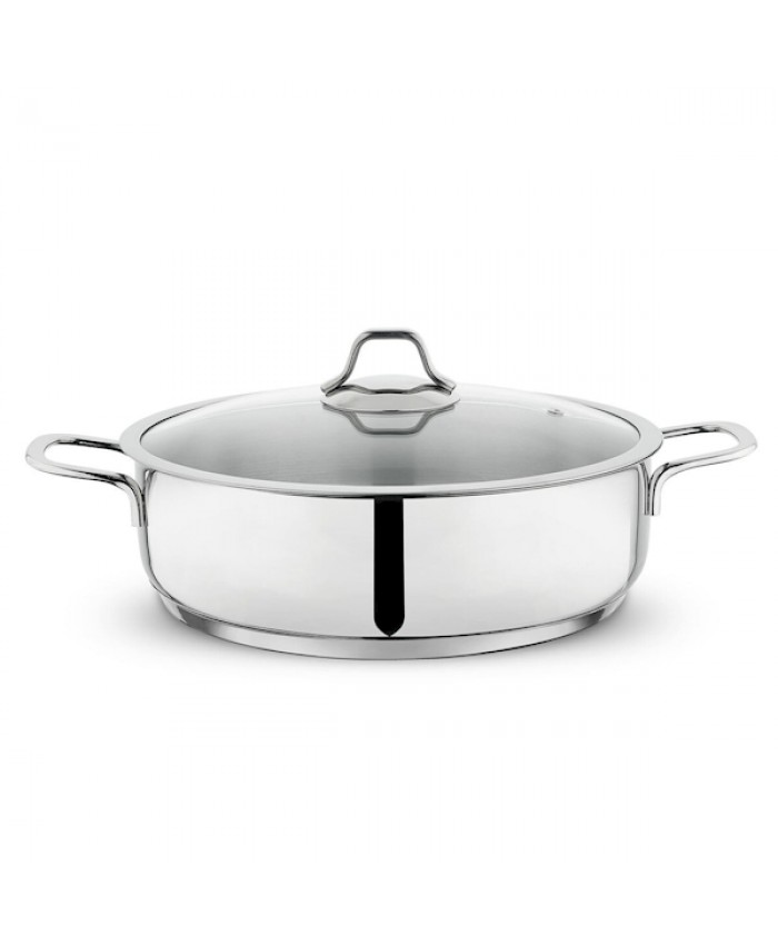 Schafer Held Çelik Basık Tencere 26 Cm Inox