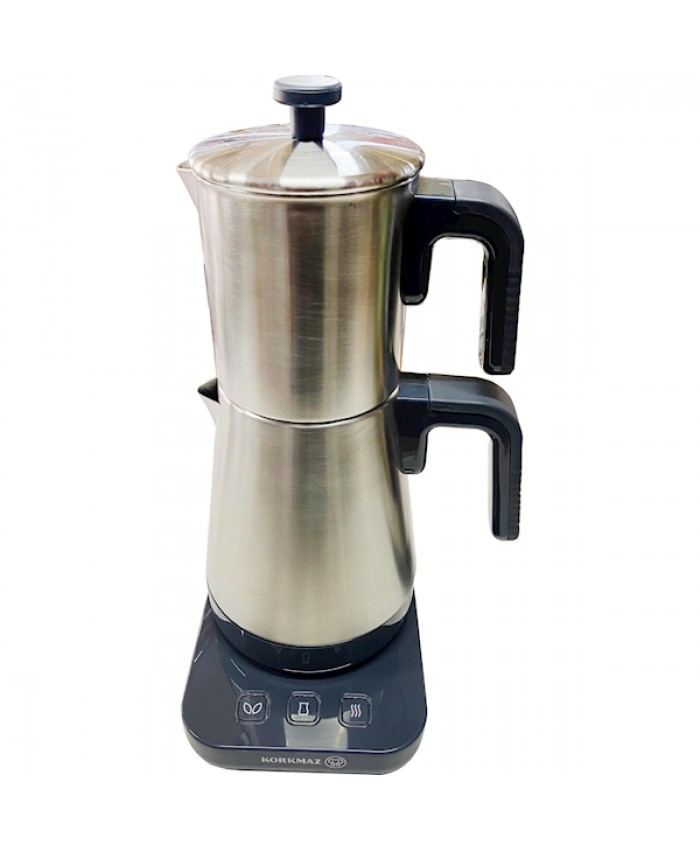 Korkmaz A850 Moderna Elektrikli Çaycı siyah/satin