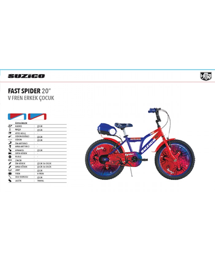 Suzico Fast Spider 20 Jant Ç.kadro
