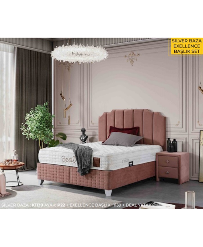 Türkmen Beal Yatak & Exellence Başlıklı Set 150x200