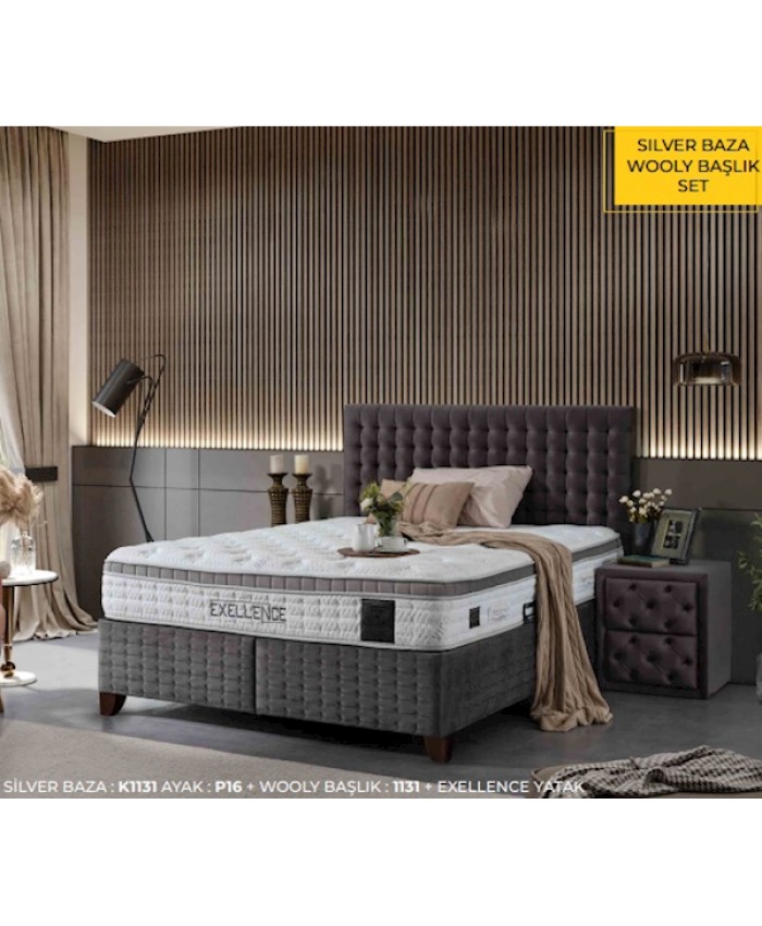 Exellence Yatak+Wooly Başlıklı Set 150x200