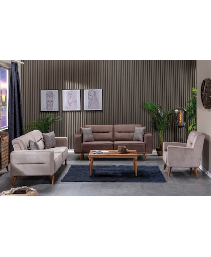 Aytaş Kelebek Koltuk Takım(3+1+1 Mosakki 5026 : 3 Mosakki 7114  2022/1 Katalog Rengi)