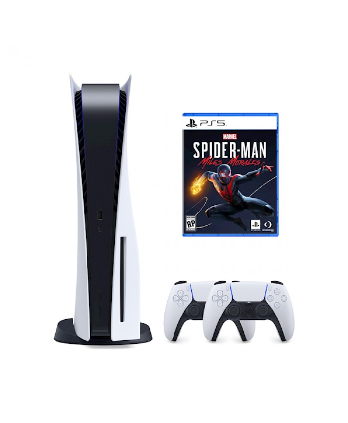 Sony Ps5 Playstation 5 Oyun Konsolu + 2. Kollu + Marvel Spider-man Miles Morales