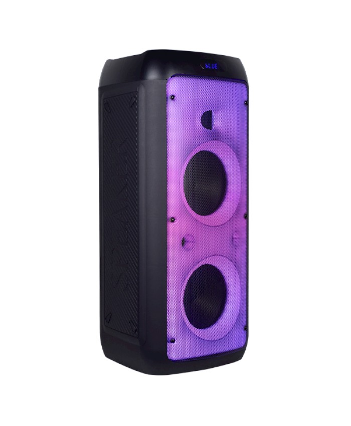 Goldmaster X80 Taşınabilir Işıklı Neon Dj Box Ses Sistemi Bataryalı