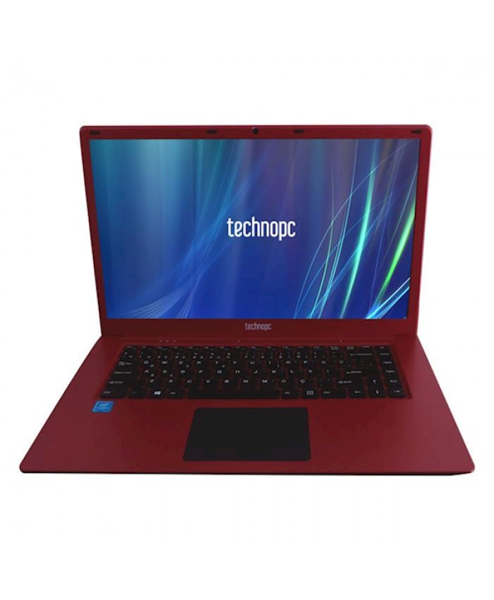 Technopc TI15N33 15.6''HD Celeron 4GB RAM 128GB+240GB SSD Freedos Notebook Kırmızı 