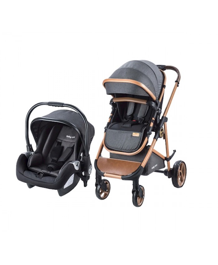 Baby Care Bc-300 (z) Exen Bebek Arabası Gold - Siyah