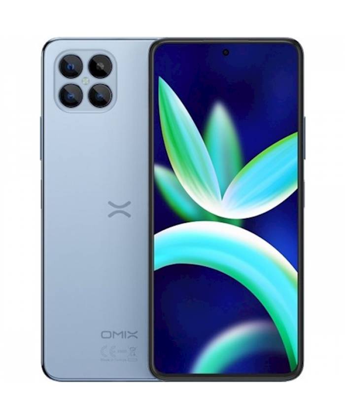 Omix X600 6Gb Ram 128Gb Hafıza Cep Telefonu Mavi