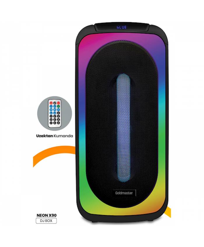 Goldmaster X90 Taşınabilir Işıklı Dj Ses Sistemi