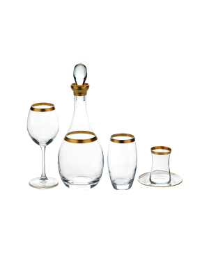 !!!Korkmaz A9226 Gala Gold 49 Parça Bardak Seti