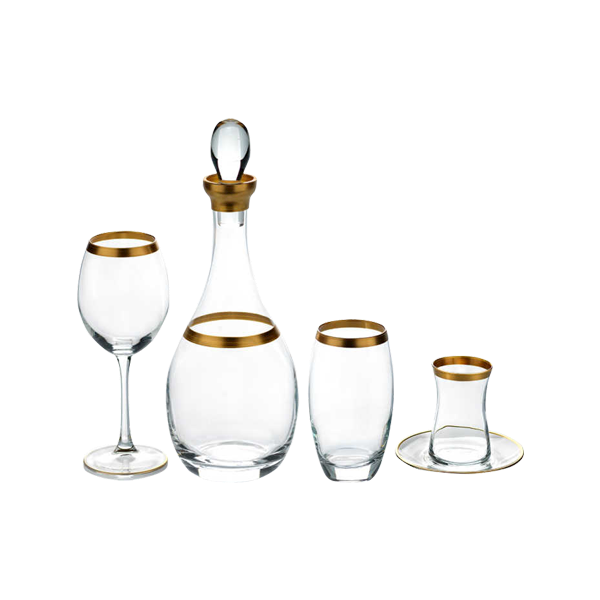 Korkmaz A9226 Gala Gold 49 Parça Bardak Seti Korkmaz A9226 Gala Gold 49 Parça Bardak Seti