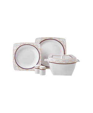 !!!Korkmaz A8434 Bone Selection 60 Parça Yemek Takımı