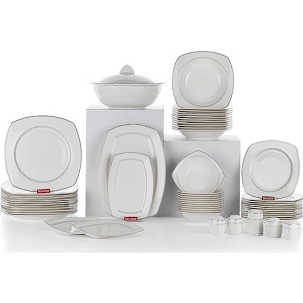 Schafer 1s355-01001-plt01 Juno Yemek Takımı 60 Prç Platin Schafer 1s355-01001-plt01 Juno Yemek Takımı 60 Prç Platin