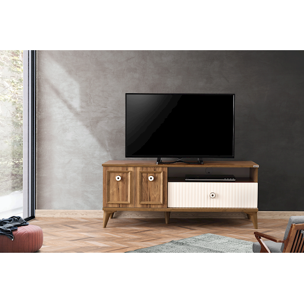 Şebboy Tv Sehpası Ceviz-Ekru Şebboy Tv Sehpası Ceviz-Ekru