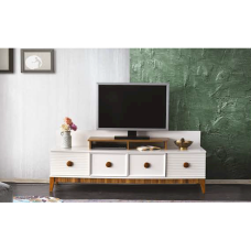 Damla Tv Sehpası Ceviz-Ecru