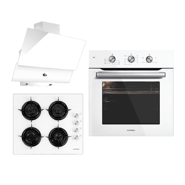 Luxell Beyaz Kristal Ankastre Set (b66-sf2(a6s3/a6-sf2) Mt + 40-tahdf + Da-830) Luxell Beyaz Kristal Ankastre Set (b66-sf2(a6s3/a6-sf2) Mt + 40-tahdf + Da-830)