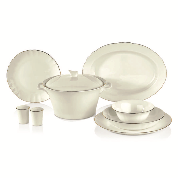 Korkmaz Bone Selection 60 Parca Kare Yemek Takimi A8428 Korkmazstore Com Tr