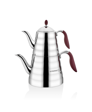 Korkmaz A219-01 Viva Çaydanlık Takımı Bordo