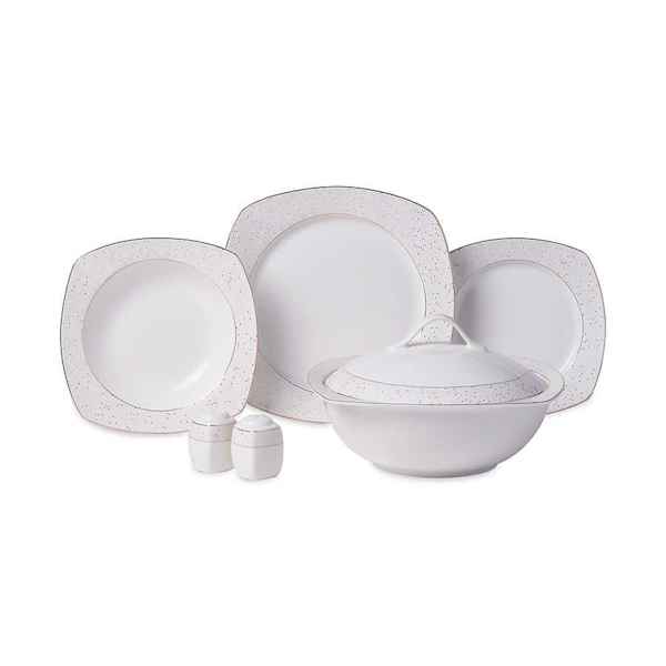 Korkmaz A8122 Mona Coll. 60 P Yemek Takımı (kare) Korkmaz A8122 Mona Coll. 60 P Yemek Takımı (kare)