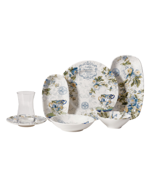 !!!Korkmaz A8743 Doğa Coll. 26 P Kahvaltı Takımı