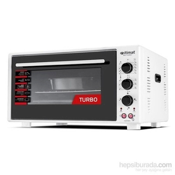 İtimat 8060 Çift Camlı Fanlı Fırın (60lt) Beyaz İtimat 8060 Çift Camlı Fanlı Fırın (60lt) Beyaz