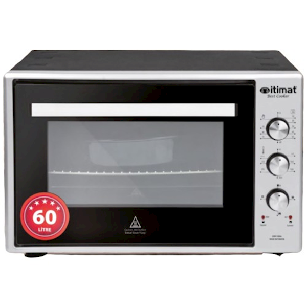 İtimat 8062 Çift Camlı Fanlı Fırın (60lt) İnox İtimat 8062 Çift Camlı Fanlı Fırın (60lt) İnox
