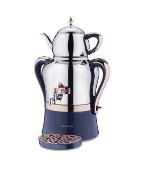 Korkmaz A843-01 Hanedan Semaver Azura Inox/rosegold