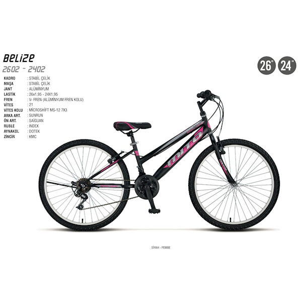 Mito Belize 26" Jant Bisiklet Mito Belize 26" Jant Bisiklet