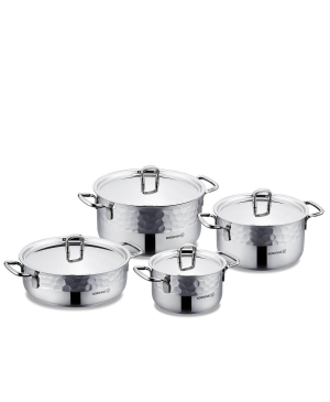 Korkmaz A1963-1 Erna 8 Parça Tencere Seti Inox